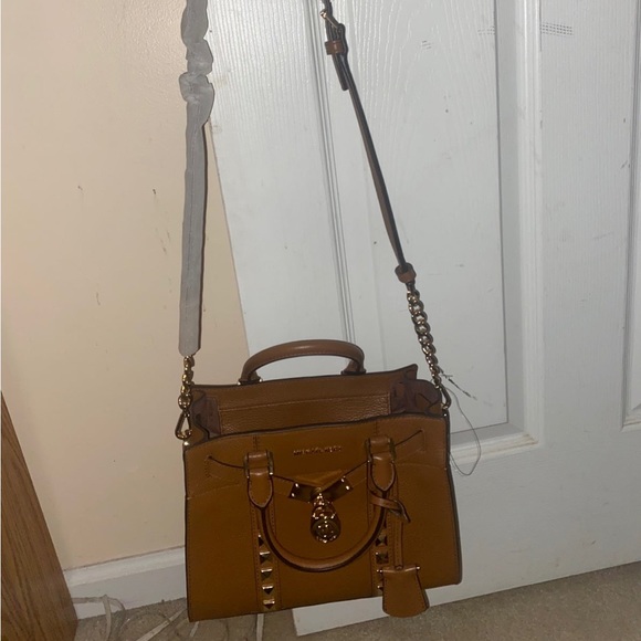 MICHAEL KORS Hamilton Satchel Crossbody Handbag - Picture 4 of 5